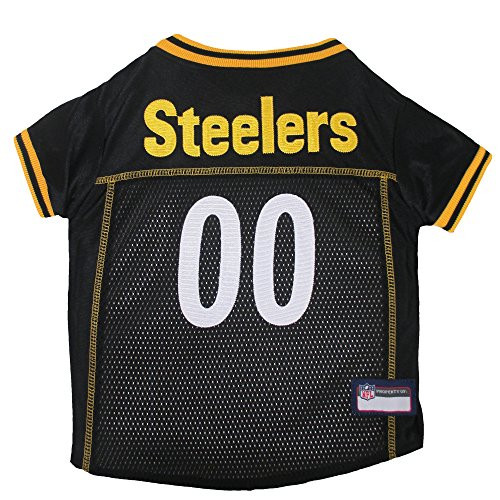 Pets First NFL Pittsburgh Steelers Premium Pet Jersey Medium Pets First NFL Pittsburgh Steelers Premium Pet Jersey Medium