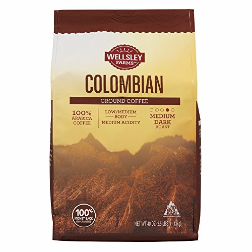 Wellsley Farms Colombian Ground Coffee 40 oz. Wellsley Farms Colombian Ground Coffee 40 oz.