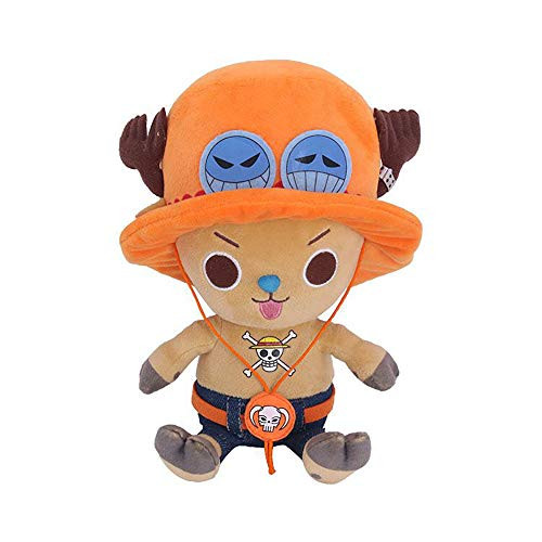 WDDAM One-Pieces Tony Tony Chopper Plush Eastern Anime Doll with Neck Collection Throw Pillow Stuffed Plush Toy Gifts for Teens Girls Boys Kids