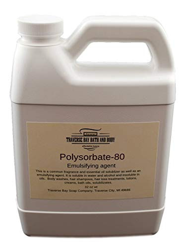 Polysorbate 80 32oz 1 Quart Jug. Safety Sealed Container