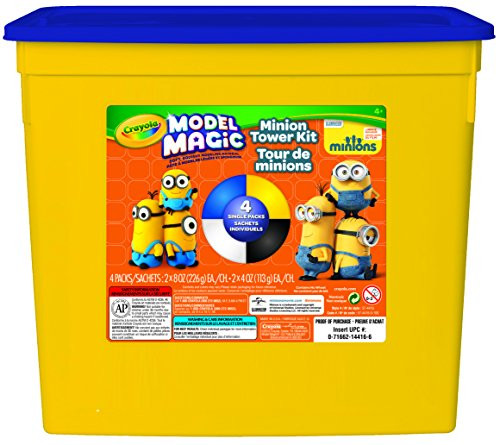 Crayola 1.5 lb. Minion Tower Build Model Magic Tub