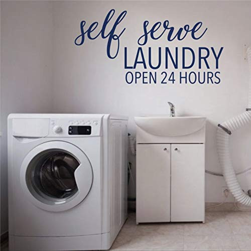 Laundry Room Self Serve Open 24 Hours Fun Sign Vinyl Art Wall Decal Wall Stickers and Murals Peel and Stick Home Poster Decor for Bedroom Living Room Nursery Indoor. Laundry Room Self Serve Open 24 Hours Fun Sign Vinyl Art Wall Decal Wall Stickers and Murals Peel and Stick Home Poster Decor for Bedroom Living Room Nursery Indoor.