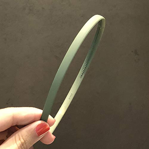 Fashion Solid Headband Bezel Hair Plastic Bands Hoop Girls Simple Scrub Headbands Hairband AccessoriesB-2