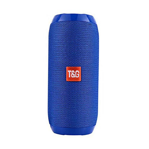 Rubsy Wireless Bluetooth Speaker Waterproof Column Stereo Subwoofer Loudspeaker Portable Speaker plus Mic Bass FM Radio