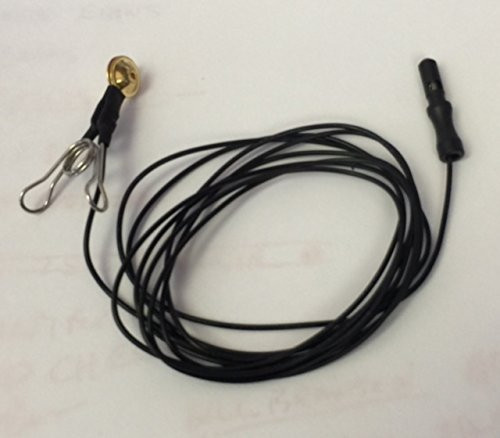 Gold Cup Ear Clip Electrode  48 inch  Lead