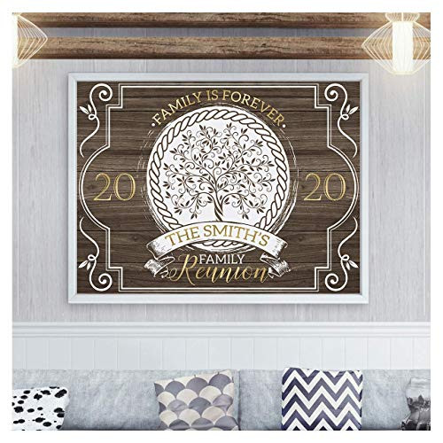 Family Reunion Banner Decoration Family Reunion Party Favors Size 24x18 36x24 48x24 and 48x36 Family Reunion Banners and Signs Family Reunion Party Decoration Reunion Party Decor Custom Banner