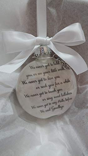 Miscarriage Memorial Ornament Before We Said Goodbye In Memory of Infant Loss