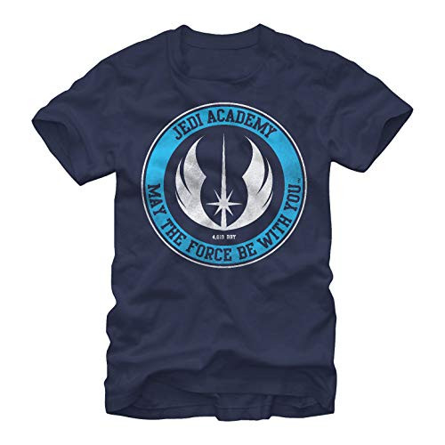 Mens Star Wars Jedi Academy T-Shirt - Navy Blue - X Large