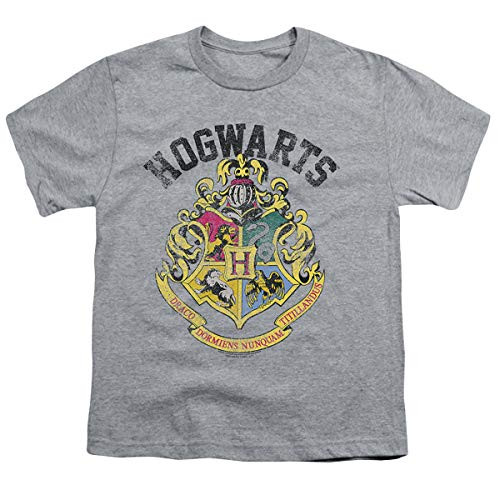 Popfunk Harry Potter Retro Hogwarts Logo Kids Youth T Shirt  and  Stickers Medium