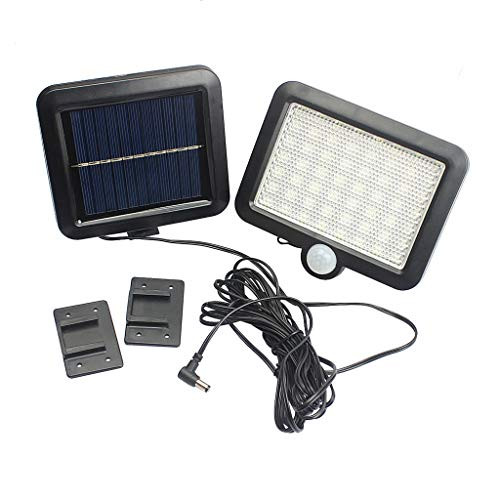 DDLmax Solar Lights Outdoor 56 LED Security Solar Motion Sensor Lights Motion Sensor Light Security Flood Outdoor Garden Path Lamp