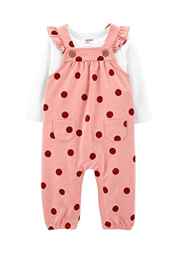 Carters 2-Piece Tee  and  Coverall Set  6 Months  Pink