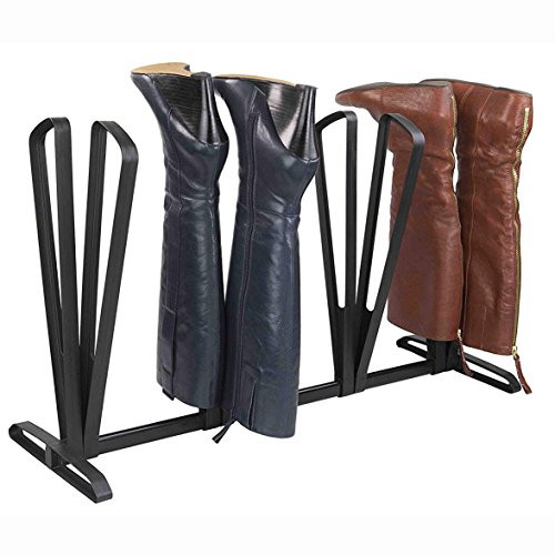 Home Basics Boot Organizer, Space Saving Boot Rack for 4 Pairs of Boots