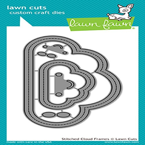Lawn Fawn Lawn Cuts Custom Craft Die - LF1717 Stitched Cloud Frames Lawn Fawn Lawn Cuts Custom Craft Die - LF1717 Stitched Cloud Frames