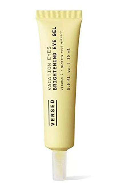 Versed Vacation Eyes Brightening Eye Gel 0.5 Fl. Oz Formulated With Vitamin C Niacinamide And Ginseng Root Extract Cruelty Free Paraben Free and Vegan Choose Your Skincare Treatment Eye Gel Versed Vacation Eyes Brightening Eye Gel 0.5 Fl. Oz Formulated With Vitamin C Niacinamide And Ginseng Root Extract Cruelty Free Paraben Free and Vegan Choose Your Skincare Treatment Eye Gel