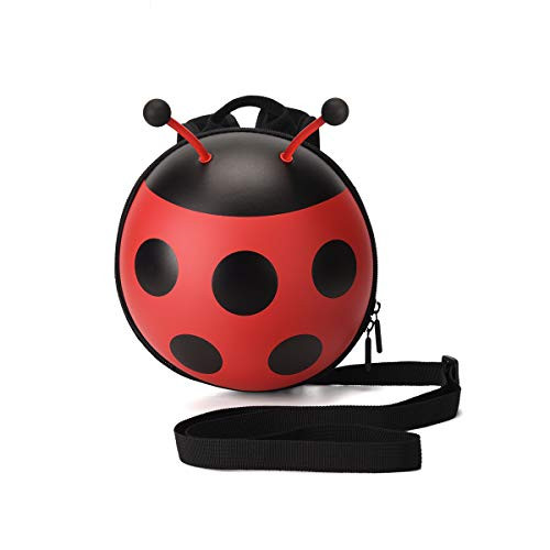 Toddler Backpack Leash for BabySafety Harness Ladybug Bag for KidsSmall Red