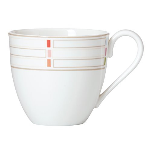 Lenox Entertain 365 Sculpture Confetti Dessert Mugs (Set of 4), Multicolor