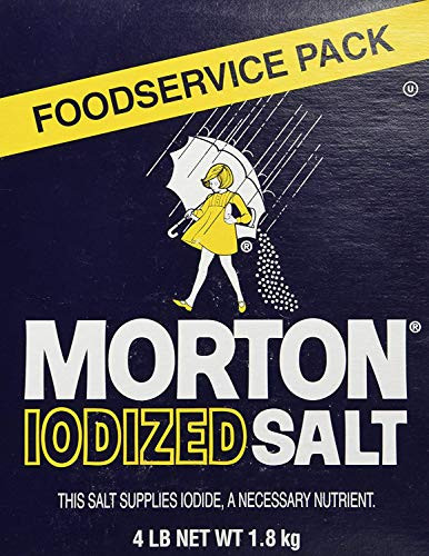 Morton Iodized Table Salt - 4lb. Box  4 Pack