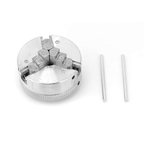 3 Jaw Zinc Alloy Chuck Wood Lathe Chuck Mini Lathe Chuck Wood Turning Tools and Accessories for Mini Metal Lathe