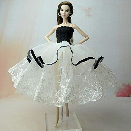 White Tulle Party Dress For Barbie Wedding Dress Fits Barbie Ballet For Barbie Tutu White Skirt Short Barbie Dress Barbie Doll Clothes White Tulle Party Dress For Barbie Wedding Dress Fits Barbie Ballet For Barbie Tutu White Skirt Short Barbie Dress Barbie Doll Clothes