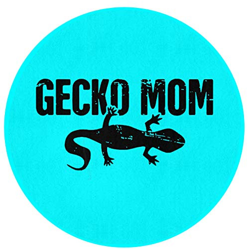JJKKFG-H Gecko Mom Leopard Gecko Graphic Print Diameter 60 cm Bath Rugs Bath Mat