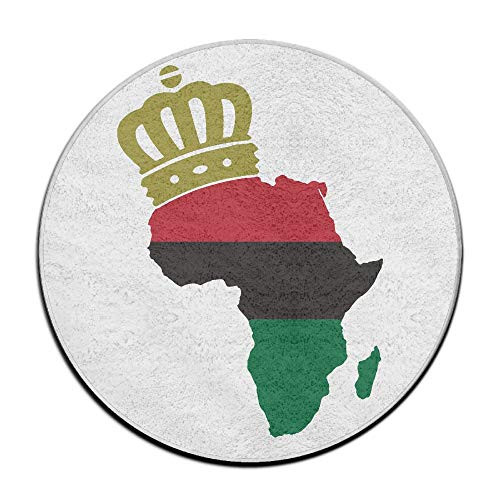 JJKKFG-H African American Pride Print Diameter 60 cm Kitchen Rug Bath Mat