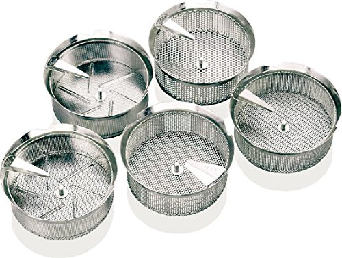 Paderno World Cuisine Sieve for 8-Quart Tin Food Mill with 1/16-Inch Perforations