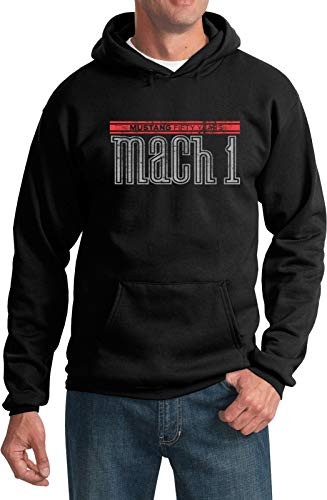 Ford Mustang Hoodie 50 Years Mach I  Small Black