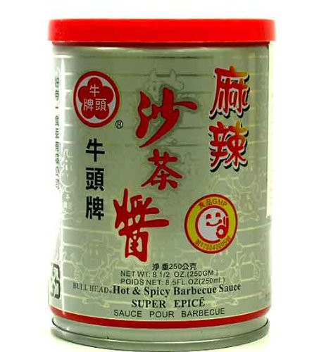 Bull Head - Barbecue SauceHot  and  Spicy 8.5 oz  250g  Pack of 1