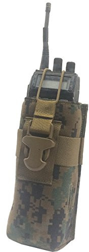 Fire Force MOLLE JTRS Radio Pouch Made in USA  MARPAT Woodland
