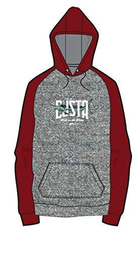 Costa Del Mar Cruz Pullover Hoodie-Heather Grey Maroon-Large