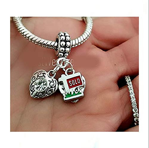 Realtor Real Estate Agent Broker Jewelry Gift for her women-For Sale sign Sold home charm bracelets and necklaces