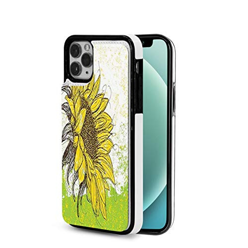 Designed for iPhone 12 Pro Max CaseNature Floral Print with Sunflowers in a Field Summer Garden Sketchy Abstract Detail ImageYellow Green for The iPhone 12 Pro Max TPU Case Design 6.7 inch Designed for iPhone 12 Pro Max CaseNature Floral Print with Sunflowers in a Field Summer Garden Sketchy Abstract Detail ImageYellow Green for The iPhone 12 Pro Max TPU Case Design 6.7 inch