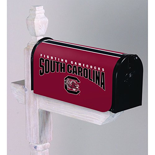 Evergreen NCAA South Carolina Fighting Gamecocks Mailbox Cover Team Colors One Size