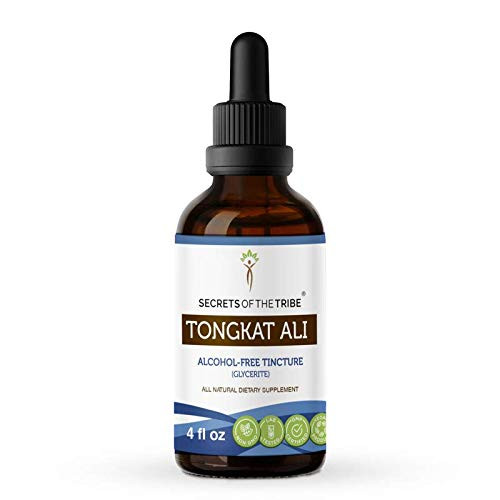 Tongkat Ali Alcohol-Free Liquid Extract Wildcrafted Tongkat Ali  Eurycoma Longifolia  Dried Root  4 FL OZ