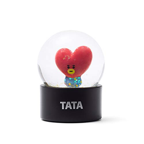 BT21 Official Merchandise by Line Friends - TATA Character Figure Mini Snow Globe Red