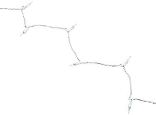 Vickerman 50 Light Mini Light Set Clear Dural it Lights on White Wire