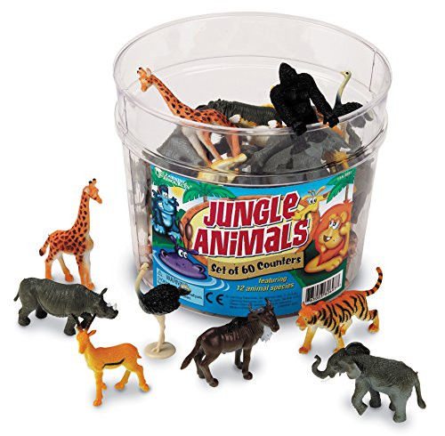 Learning Resources Jungle Animal Counters, Set of 60 Learning Resources Jungle Animal Counters, Set of 60