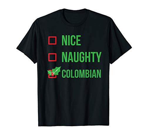 Colombian Funny Colombia Pajama Christmas Gift T-Shirt