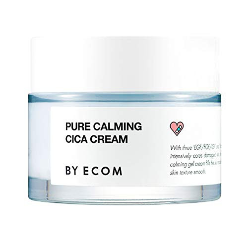 BY ECOM Pure Calming Cica Cream 50g K-Beauty Face Moisturizer Cream Skin Barrier Repair
