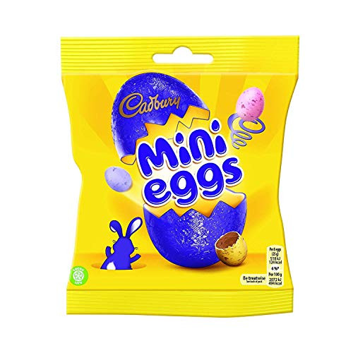 Cadbury Mini Eggs Bag 80g  Pack of 6