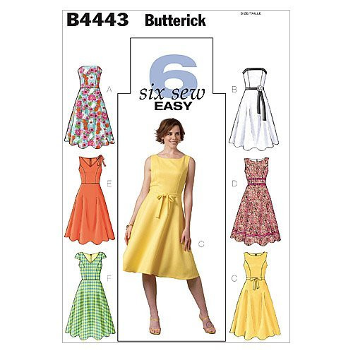 BUTTERICK PATTERNS B4443 Misses'/Misses' Petite Dress, Size FF (16-18-20-22)