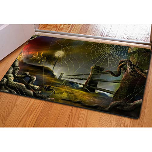 Halloween Mat Pumpkin Doormat Halloween Pumpkin Entry Carpet Halloween Decoration Mat Kitchen Rubber Floor Doormat for Indoor Outdoor Size 23.6 x 15.7 Inch Spider Web Halloween Mat Pumpkin Doormat Halloween Pumpkin Entry Carpet Halloween Decoration Mat Kitchen Rubber Floor Doormat for Indoor Outdoor Size 23.6 x 15.7 Inch Spider Web