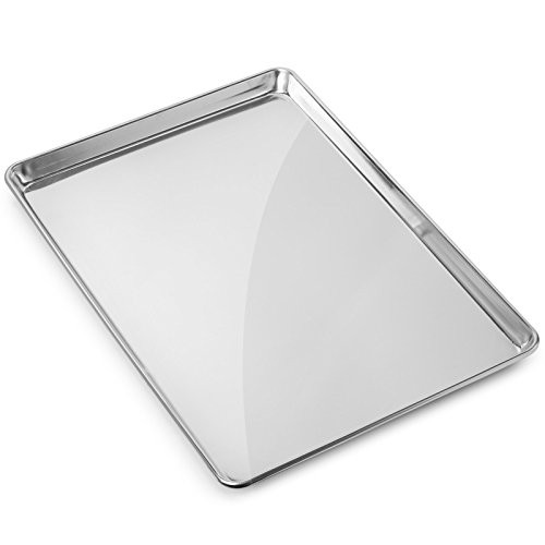 Gridmann 18" x 26" Commercial Grade Aluminium Cookie Sheet Baking Tray Pan Full Sheet - 1 Pan