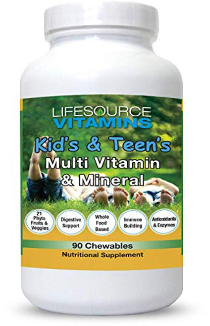 LifeSource Vitamins Kids and Teens Multi Vitamin and Mineral 90 Count LifeSource Vitamins Kids and Teens Multi Vitamin and Mineral 90 Count