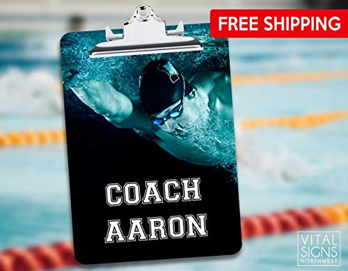 Clipboard Swim team Swim coach gifts Swimming Coach Custom Coach clipboard Basketball Basketball gifts Basketball coach Coaches gift Football Coach gifts