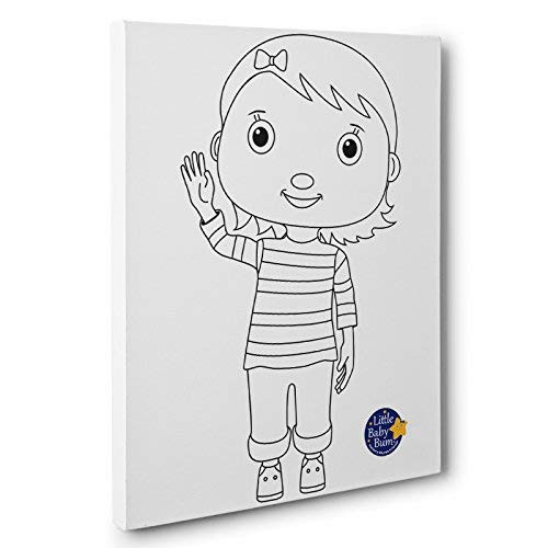 Little Baby Bum Mia Kids Room Coloring Canvas Decor