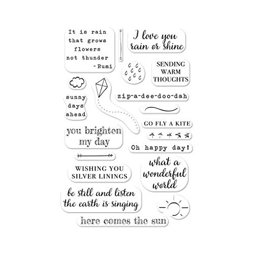 Hero Arts CM154 Rain or Shine Photopolymer Stamp