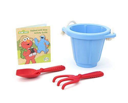 Green Toys Sesame Street Elmo Explores Outdoor Activity Set