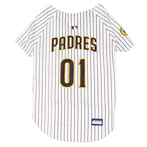 Pets First MLB SAN Diego Padres Dog Jersey Medium. - Pro Team Color Baseball Outfit