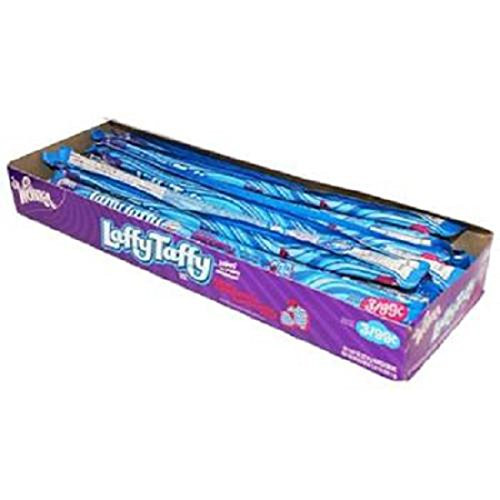 Laffy Taffy Rope Blue Raspberry 3 99C Count 24  0.81 oz  - Sugar Candy   Grab Varieties  and  Flavors